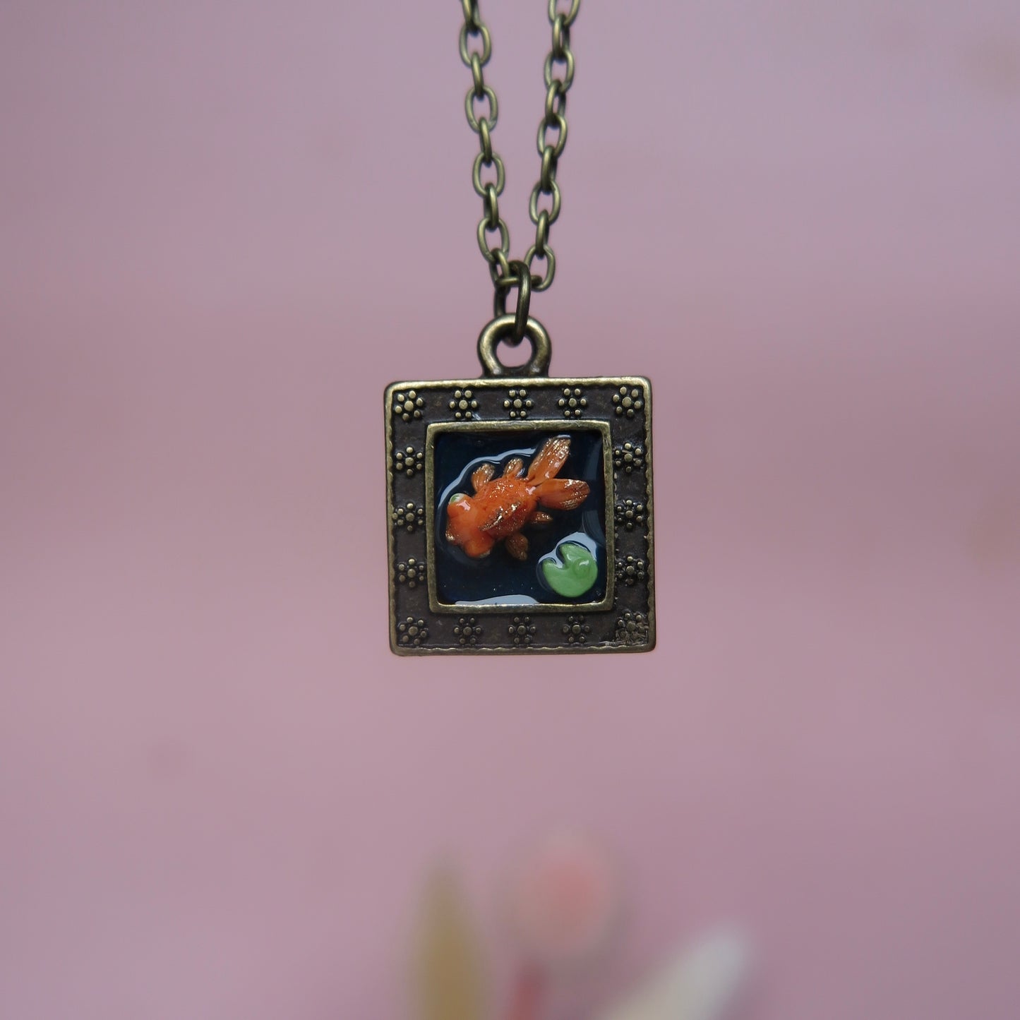 Miniature Goldfish Necklace (PREORDER)