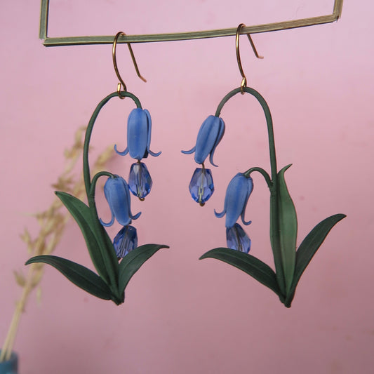 Bluebell Gemstone Huggies