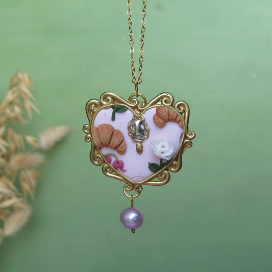 Large Heart Statement Necklace