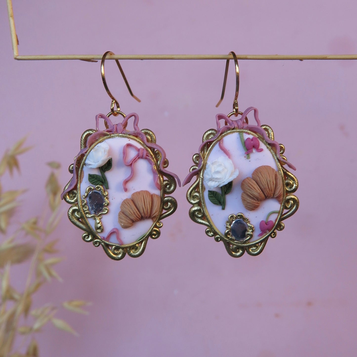 Oval Statement Earrings