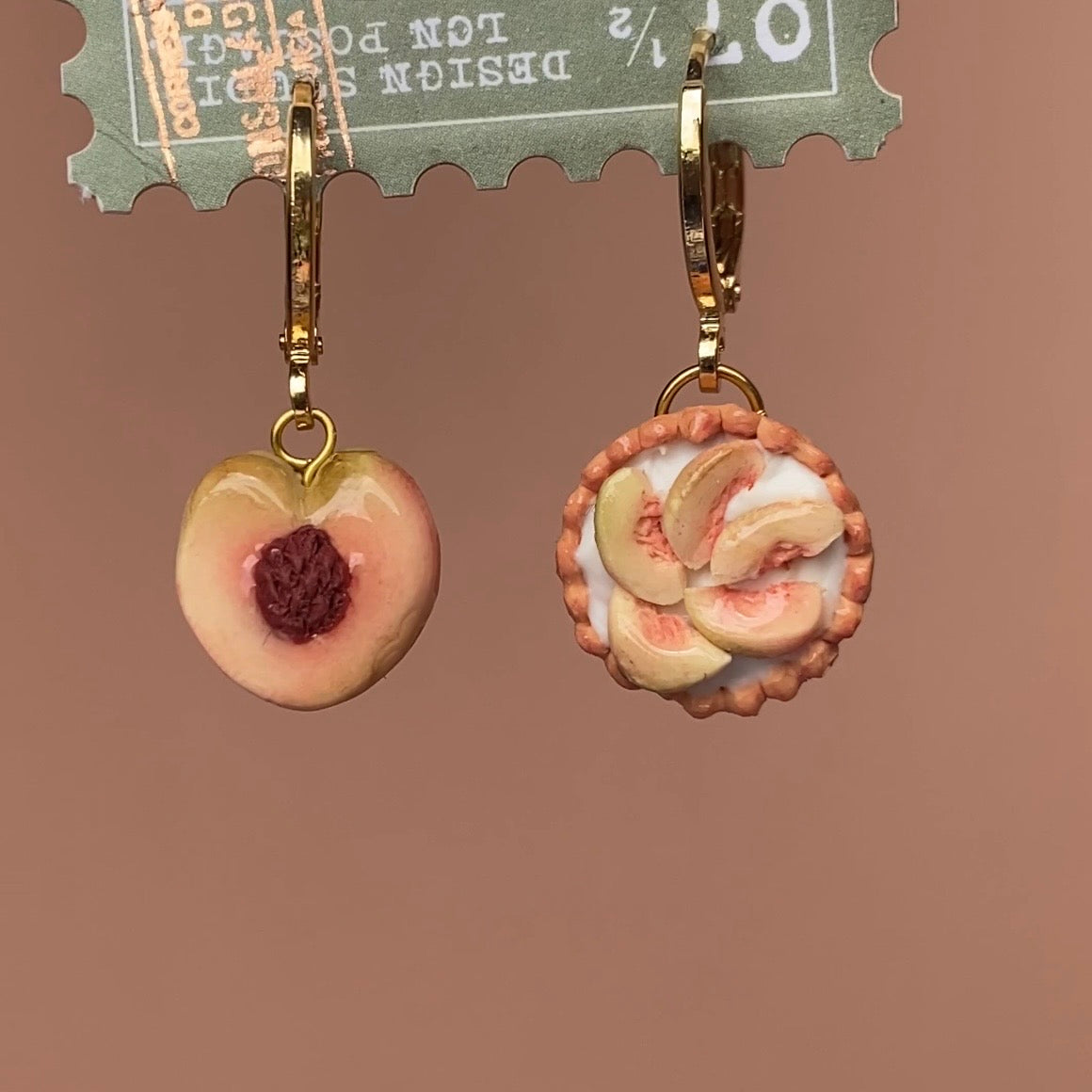 Peach Tart Mismatched Huggies