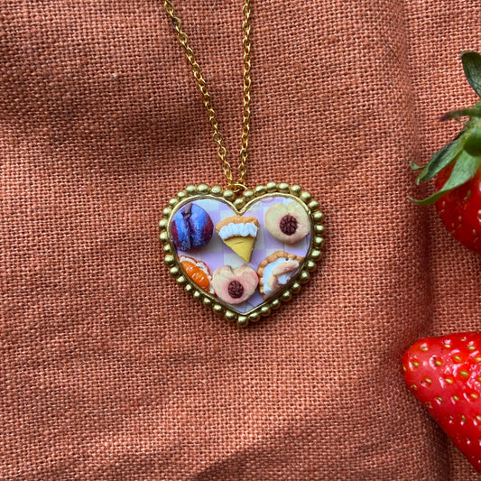 Picnic Heart Necklace