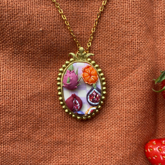 Picnic Oval Necklace