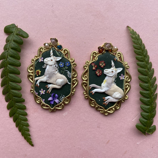 Unicorn Statement Earrings 1