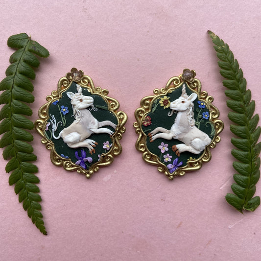 Unicorn Statement Earrings 2